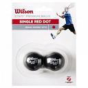 Wilson 2-Pack Ball 1 kropka czerwona