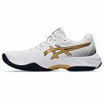 ASICS Netburner Ballistic FF 3 White / Pure Gold