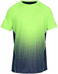 Under Armour UA Raid 2.0 Dash Fade Short Sleeve Green Navy