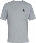 Under Armour Sportstyle Left Chest Short Sleeve Grey