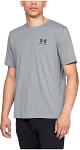 Under Armour Sportstyle Left Chest Short Sleeve Grey