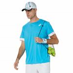 ASICS Court SS Top Digital Aqua / Brilliant White