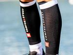 Compressport R2V3 Calf Sleeves Black / White