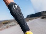 Compressport R2 Oxygen Calf Sleeves Black / Steel Grey