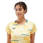 Yonex Ladies Crew Neck Club T-Shirt 0034 Soft Yellow