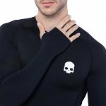 Hydrogen Second Skin Mesh Long Sleeve Black