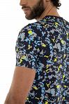 Hydrogen Camo Pixel Tech T-Shirt Blue / Yellow