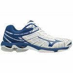 Mizuno Wave Voltage MID White / True Blue