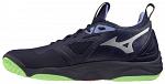 Mizuno Wave Momentum 3 Evening Blue / Techno Green / Iolite