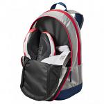 Wilson Junior Backpack Light Grey / Red / Blue