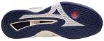 Mizuno Wave Stealth NEO White / Blue Ribbon / Gold