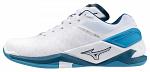 Mizuno Wave Stealth Neo White / Sailor Blue / Silver