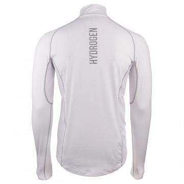 Hydrogen Essential Zipped Second Skin Longsleeve White / Grey