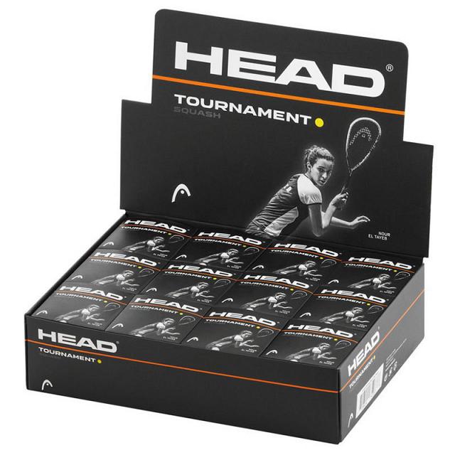 Head Tournament Squash Ball 12-pack