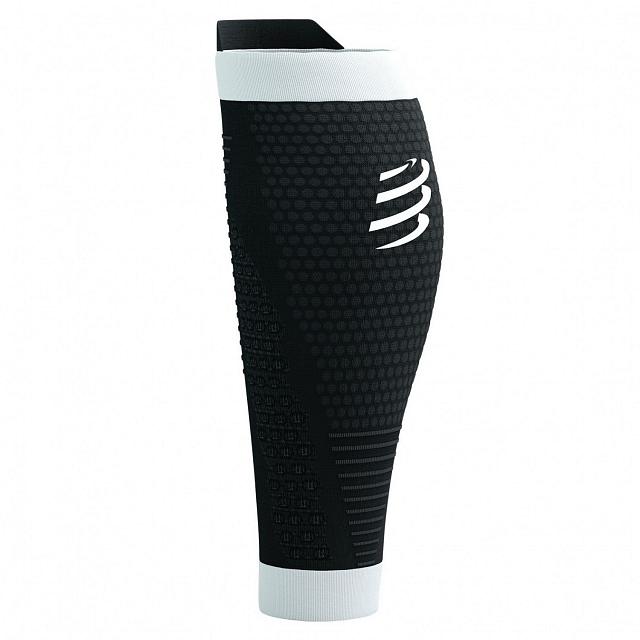 Compressport R2V3 Calf Sleeves Black / White