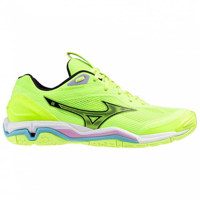 Mizuno Wave Stealth 6 Mizuno Neo Lime / Black / Splish Splash