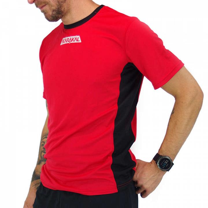 Karakal Pro Tour Tee Red / Graphite