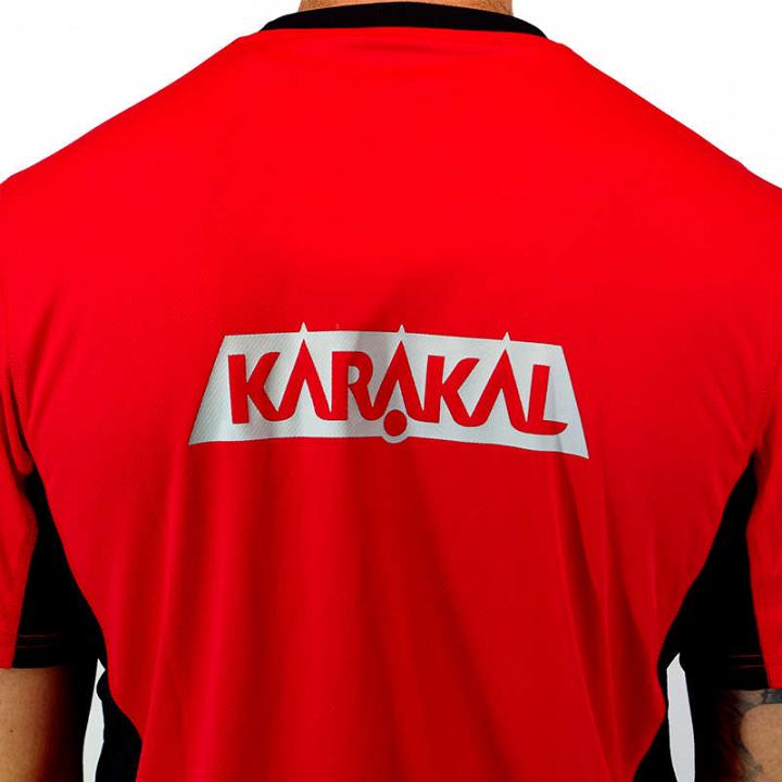 Karakal Pro Tour Tee Red / Graphite